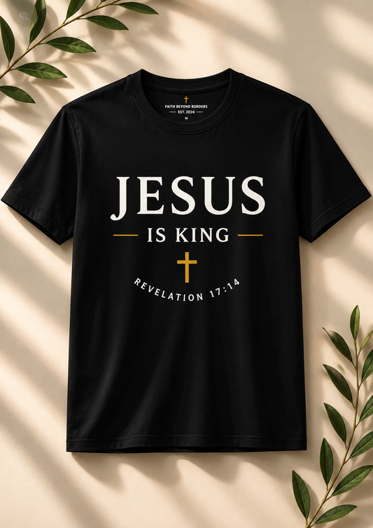 Jesus Is King Black T-Shirt